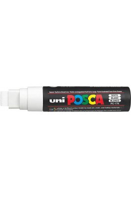 Uni-Ball Posca Ανεξίτηλος Μαρκαδόρος 15mm Λευκός (PC17K)