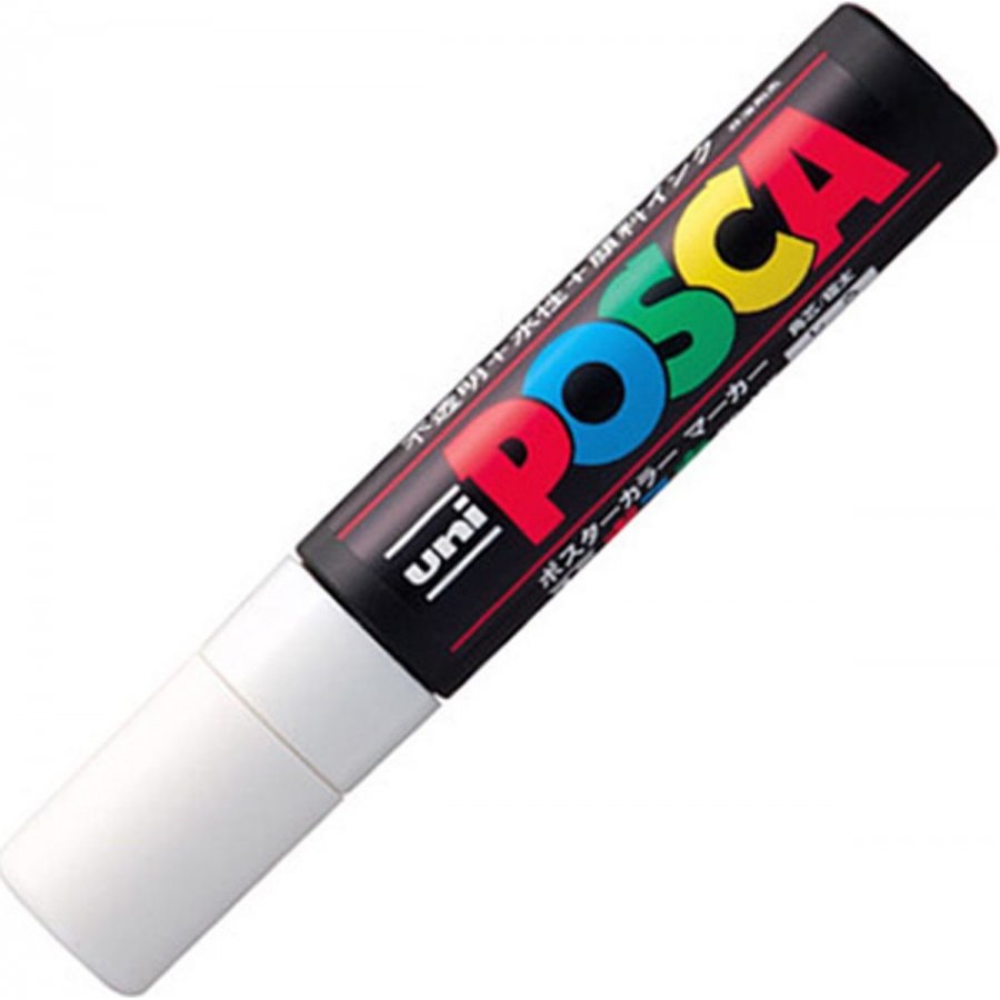 Uni-Ball Posca Ανεξίτηλος Μαρκαδόρος 15mm Λευκός (PC17K) Uni-Ball Posca Ανεξίτηλος Μαρκαδόρος 15mm Λευκός (PC17K)