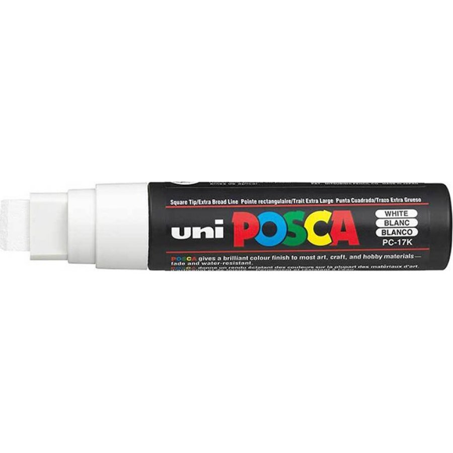 Uni-Ball Posca Ανεξίτηλος Μαρκαδόρος 15mm Λευκός (PC17K) Uni-Ball Posca Ανεξίτηλος Μαρκαδόρος 15mm Λευκός (PC17K)