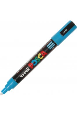 Uni-Ball Posca Ανεξίτηλος Μαρκαδόρος 1.8-2.5mm Γαλάζιο (PC5M)