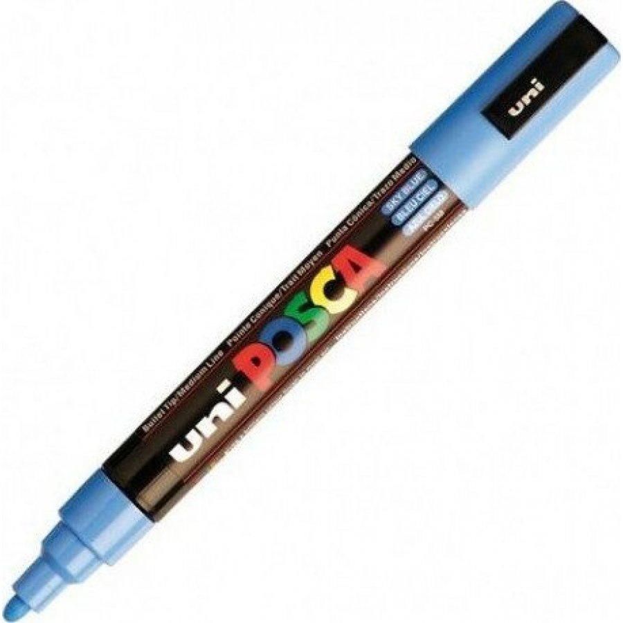 Uni-Ball Posca Ανεξίτηλος Μαρκαδόρος 1.8-2.5mm Γαλάζιο (PC5M) Uni-Ball Posca Ανεξίτηλος Μαρκαδόρος 1.8-2.5mm Γαλάζιο (PC5M)