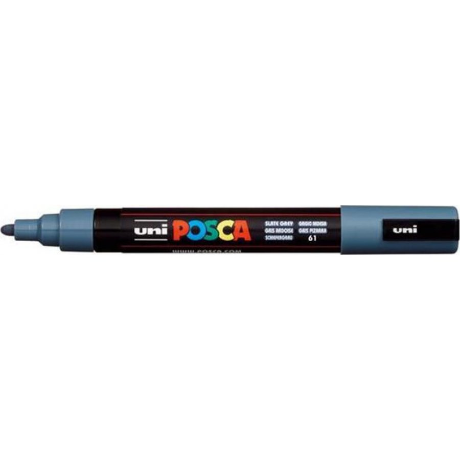 Uni-Ball Posca Ανεξίτηλος Μαρκαδόρος 1.8-2.5mm Γκρι (PC5M) Uni-Ball Posca Ανεξίτηλος Μαρκαδόρος 1.8-2.5mm Γκρι (PC5M)