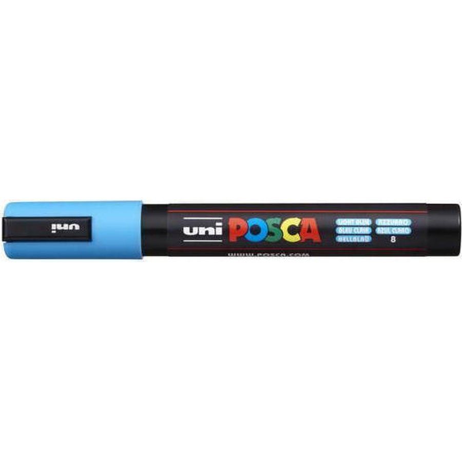 Uni-Ball Posca Ανεξίτηλος Μαρκαδόρος 1.8-2.5mm Γαλάζιο (PC5M) Uni-Ball Posca Ανεξίτηλος Μαρκαδόρος 1.8-2.5mm Γαλάζιο (PC5M)
