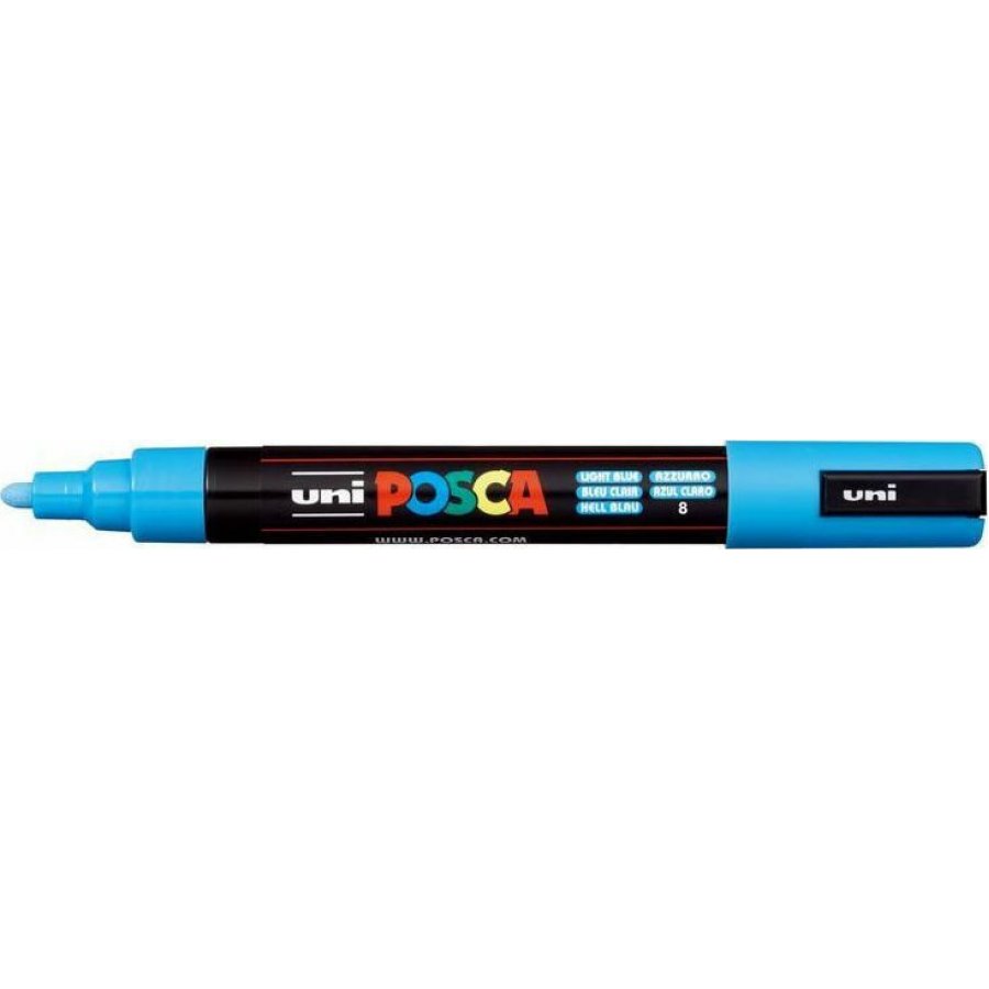 Uni-Ball Posca Ανεξίτηλος Μαρκαδόρος 1.8-2.5mm Γαλάζιο (PC5M) Uni-Ball Posca Ανεξίτηλος Μαρκαδόρος 1.8-2.5mm Γαλάζιο (PC5M)