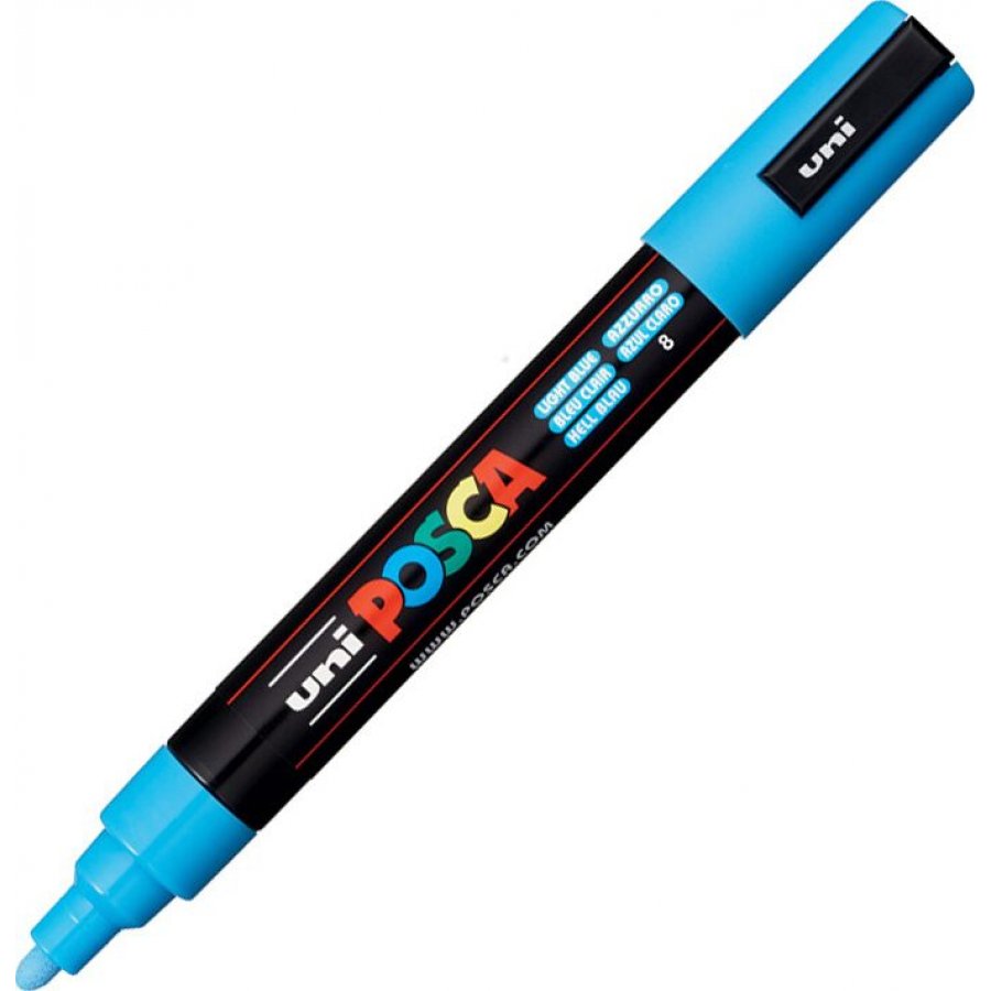 Uni-Ball Posca Ανεξίτηλος Μαρκαδόρος 1.8-2.5mm Γαλάζιο (PC5M) Uni-Ball Posca Ανεξίτηλος Μαρκαδόρος 1.8-2.5mm Γαλάζιο (PC5M)