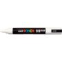 Uni-Ball Posca Ανεξίτηλος Μαρκαδόρος 1.8-2.5mm Λευκός (PC5M) Uni-Ball Posca Ανεξίτηλος Μαρκαδόρος 1.8-2.5mm Λευκός (PC5M)