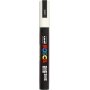 Uni-Ball Posca Ανεξίτηλος Μαρκαδόρος 1.8-2.5mm Λευκός (PC5M) Uni-Ball Posca Ανεξίτηλος Μαρκαδόρος 1.8-2.5mm Λευκός (PC5M)