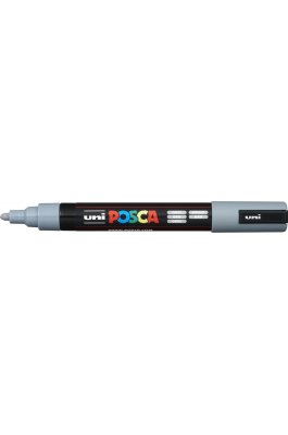 Uni-Ball Posca Ανεξίτηλος Μαρκαδόρος 1.8-2.5mm Γκρι (PC5M) Uni-Ball Posca Ανεξίτηλος Μαρκαδόρος 1.8-2.5mm Γκρι (PC5M)