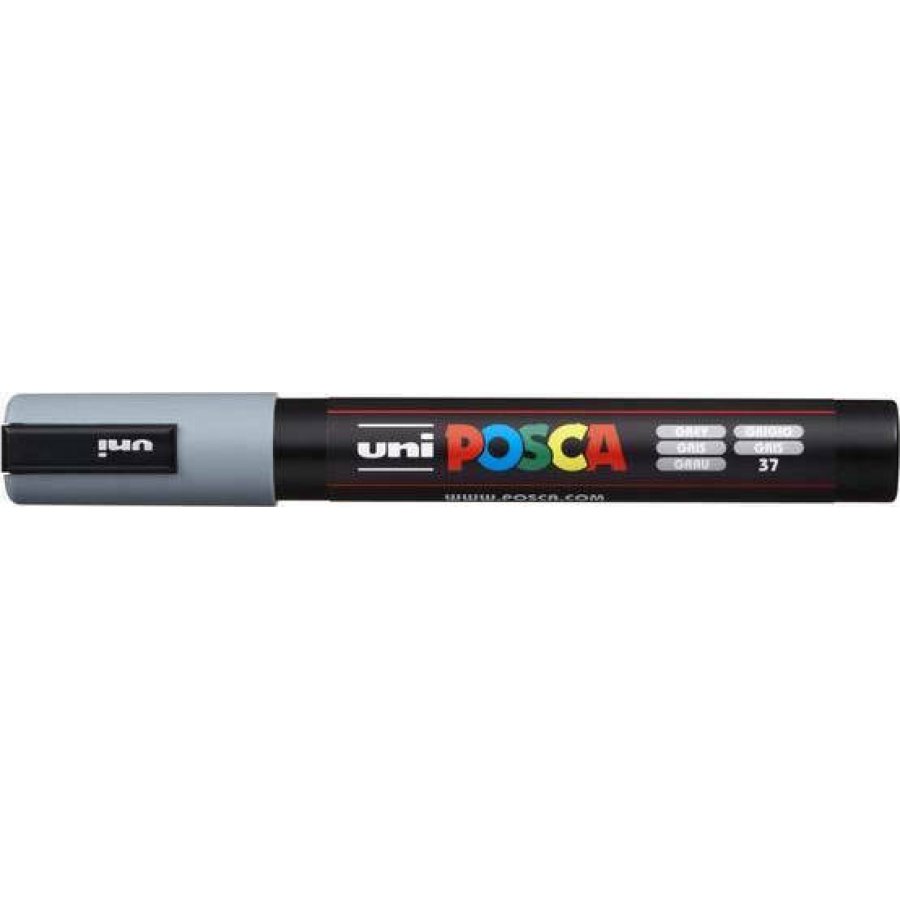 Uni-Ball Posca Ανεξίτηλος Μαρκαδόρος 1.8-2.5mm Γκρι (PC5M) Uni-Ball Posca Ανεξίτηλος Μαρκαδόρος 1.8-2.5mm Γκρι (PC5M)
