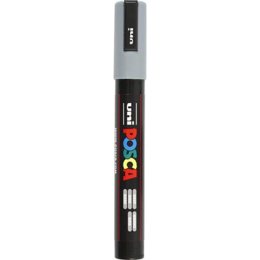 Uni-Ball Posca Ανεξίτηλος Μαρκαδόρος 1.8-2.5mm Γκρι (PC5M) Uni-Ball Posca Ανεξίτηλος Μαρκαδόρος 1.8-2.5mm Γκρι (PC5M)