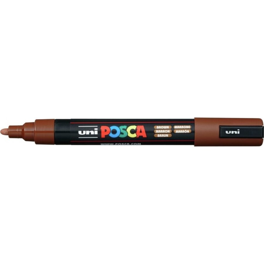 Uni-Ball Posca Ανεξίτηλος Μαρκαδόρος 1.8-2.5mm Καφέ (PC5M) Uni-Ball Posca Ανεξίτηλος Μαρκαδόρος 1.8-2.5mm Καφέ (PC5M)