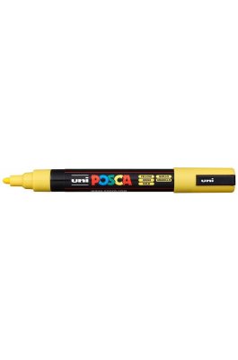 Uni-Ball Posca Ανεξίτηλος Μαρκαδόρος 1.8-2.5mm Κίτρινος (PC5M) Uni-Ball Posca Ανεξίτηλος Μαρκαδόρος 1.8-2.5mm Κίτρινος (PC5M)