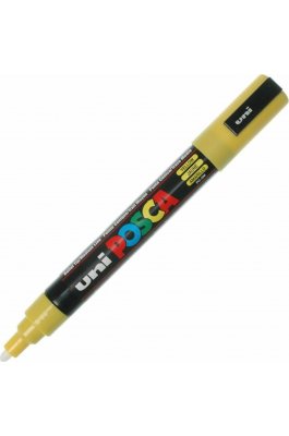 Uni-Ball Posca Ανεξίτηλος Μαρκαδόρος 1.8-2.5mm Κίτρινος (PC5M)
