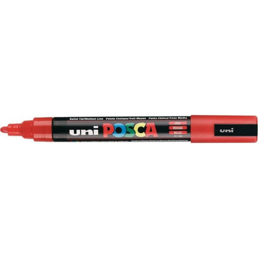 Uni-Ball Posca Ανεξίτηλος Μαρκαδόρος 1.8-2.5mm Κόκκινος (PC5M) Uni-Ball Posca Ανεξίτηλος Μαρκαδόρος 1.8-2.5mm Κόκκινος (PC5M)