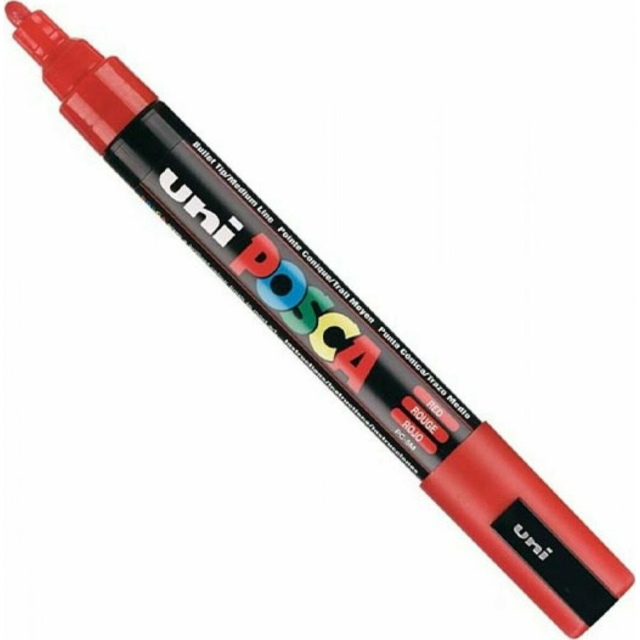 Uni-Ball Posca Ανεξίτηλος Μαρκαδόρος 1.8-2.5mm Κόκκινος (PC5M) Uni-Ball Posca Ανεξίτηλος Μαρκαδόρος 1.8-2.5mm Κόκκινος (PC5M)