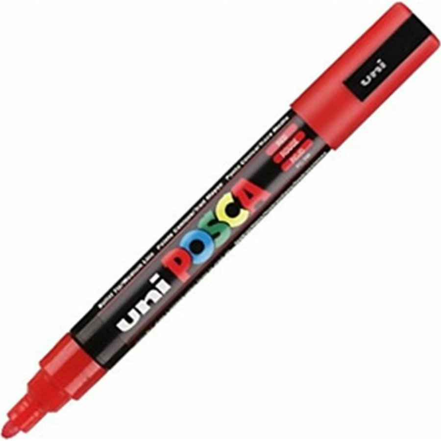Uni-Ball Posca Ανεξίτηλος Μαρκαδόρος 1.8-2.5mm Κόκκινος (PC5M) Uni-Ball Posca Ανεξίτηλος Μαρκαδόρος 1.8-2.5mm Κόκκινος (PC5M)