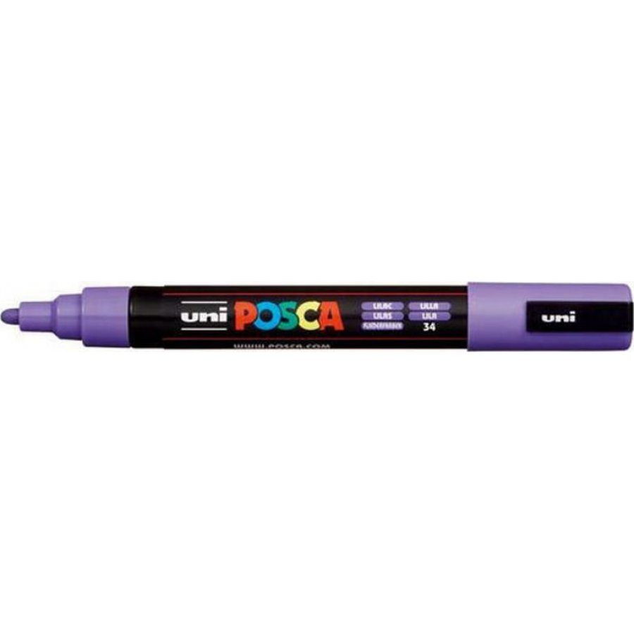 Uni-Ball Posca Ανεξίτηλος Μαρκαδόρος 1.8-2.5mm Λιλά (PC5M) Uni-Ball Posca Ανεξίτηλος Μαρκαδόρος 1.8-2.5mm Λιλά (PC5M)