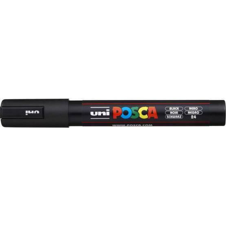 Uni-Ball Posca Ανεξίτηλος Μαρκαδόρος 1.8-2.5mm Μαύρο (PC5M) Uni-Ball Posca Ανεξίτηλος Μαρκαδόρος 1.8-2.5mm Μαύρο (PC5M)