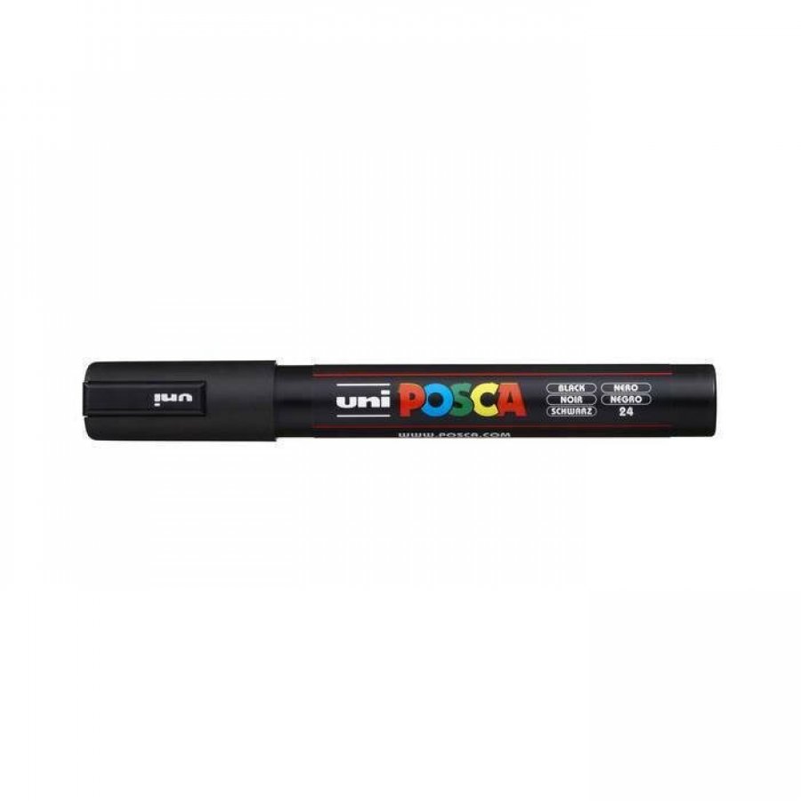 Uni-Ball Posca Ανεξίτηλος Μαρκαδόρος 1.8-2.5mm Μαύρο (PC5M) Uni-Ball Posca Ανεξίτηλος Μαρκαδόρος 1.8-2.5mm Μαύρο (PC5M)