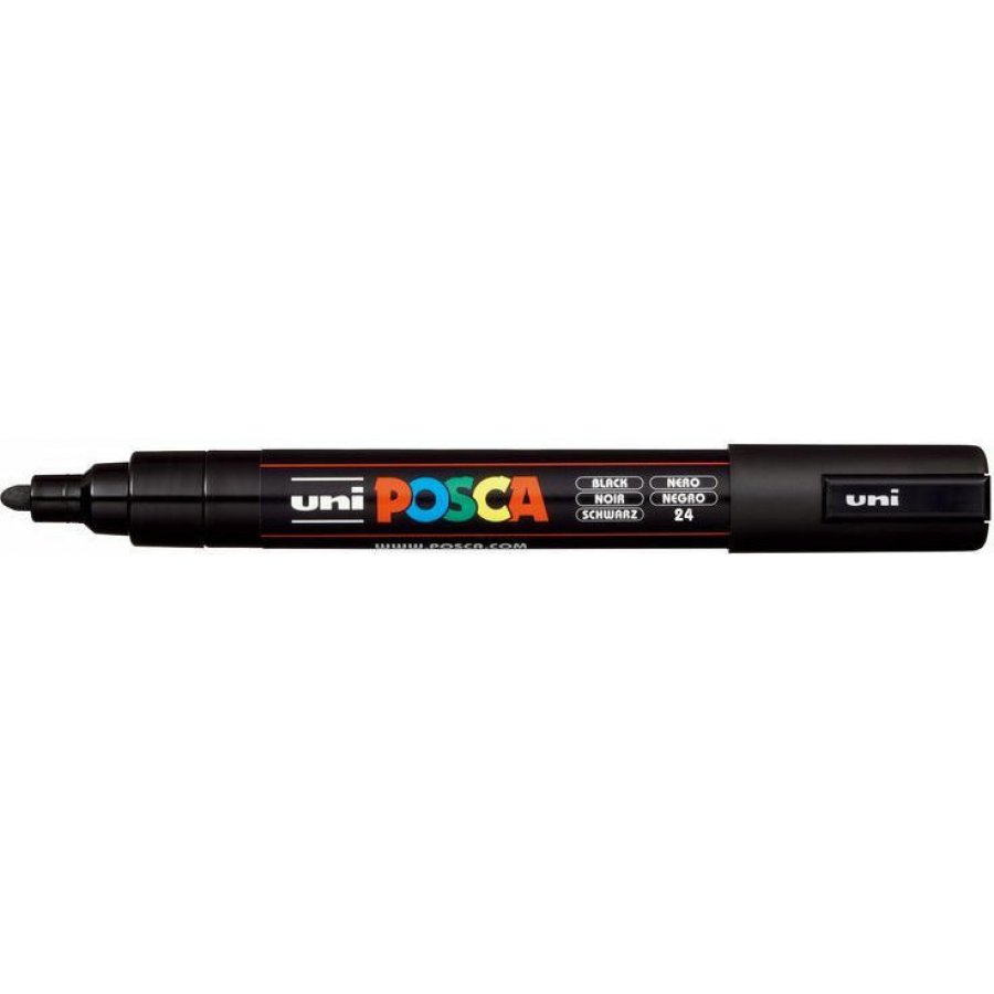 Uni-Ball Posca Ανεξίτηλος Μαρκαδόρος 1.8-2.5mm Μαύρο (PC5M) Uni-Ball Posca Ανεξίτηλος Μαρκαδόρος 1.8-2.5mm Μαύρο (PC5M)
