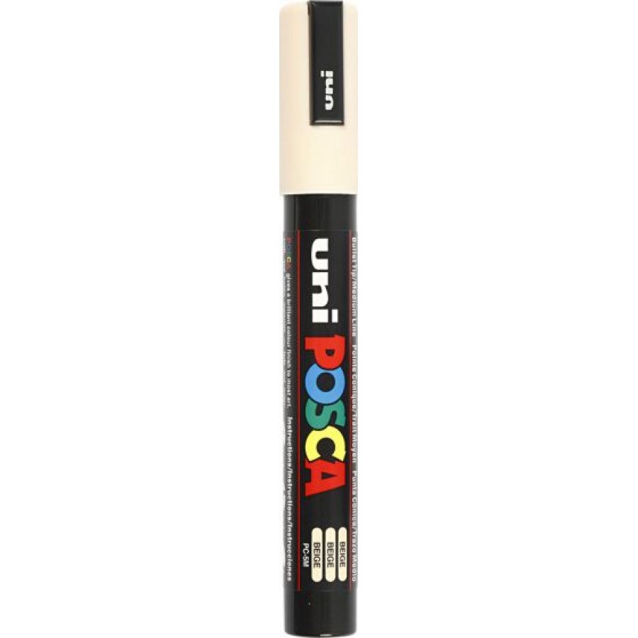 Uni-Ball Posca Ανεξίτηλος Μαρκαδόρος 1.8-2.5mm Μπεζ (PC5M) Uni-Ball Posca Ανεξίτηλος Μαρκαδόρος 1.8-2.5mm Μπεζ (PC5M)