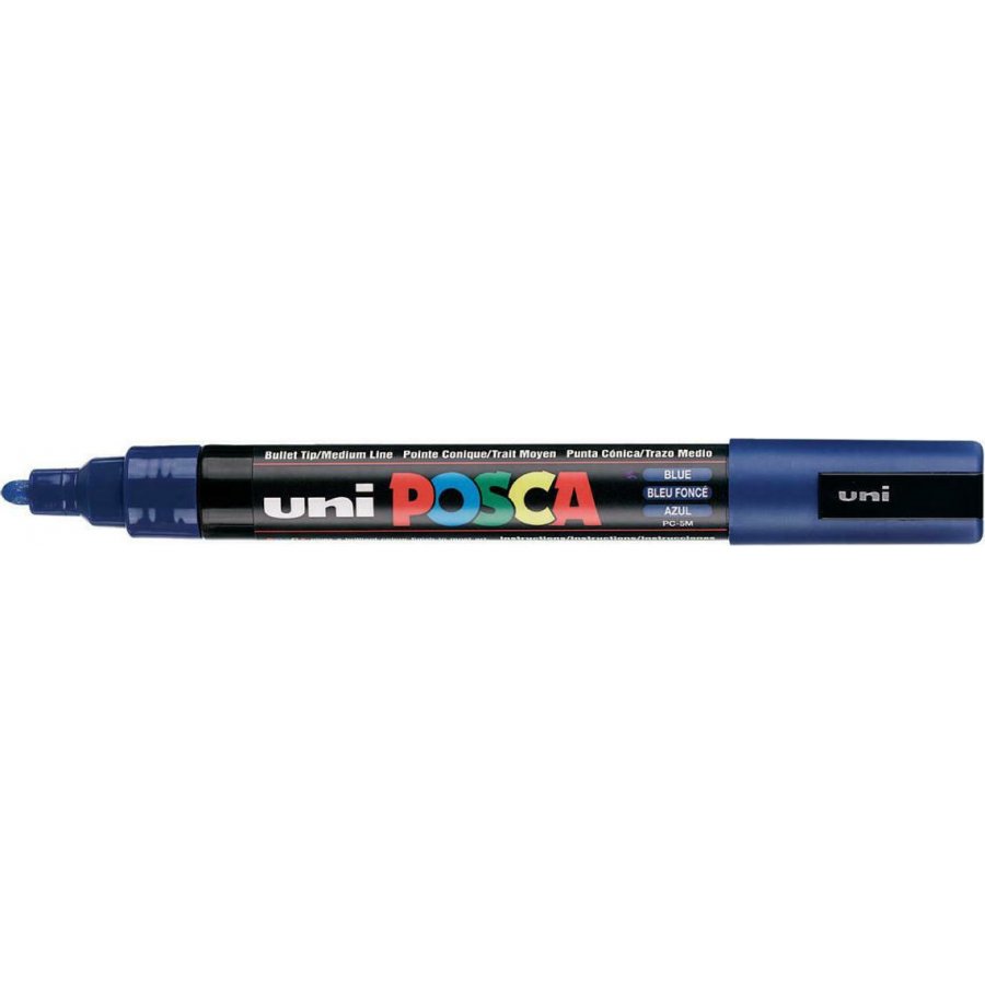 Uni-Ball Posca Ανεξίτηλος Μαρκαδόρος 1.8-2.5mm Μπλε (PC5M) Uni-Ball Posca Ανεξίτηλος Μαρκαδόρος 1.8-2.5mm Μπλε (PC5M)