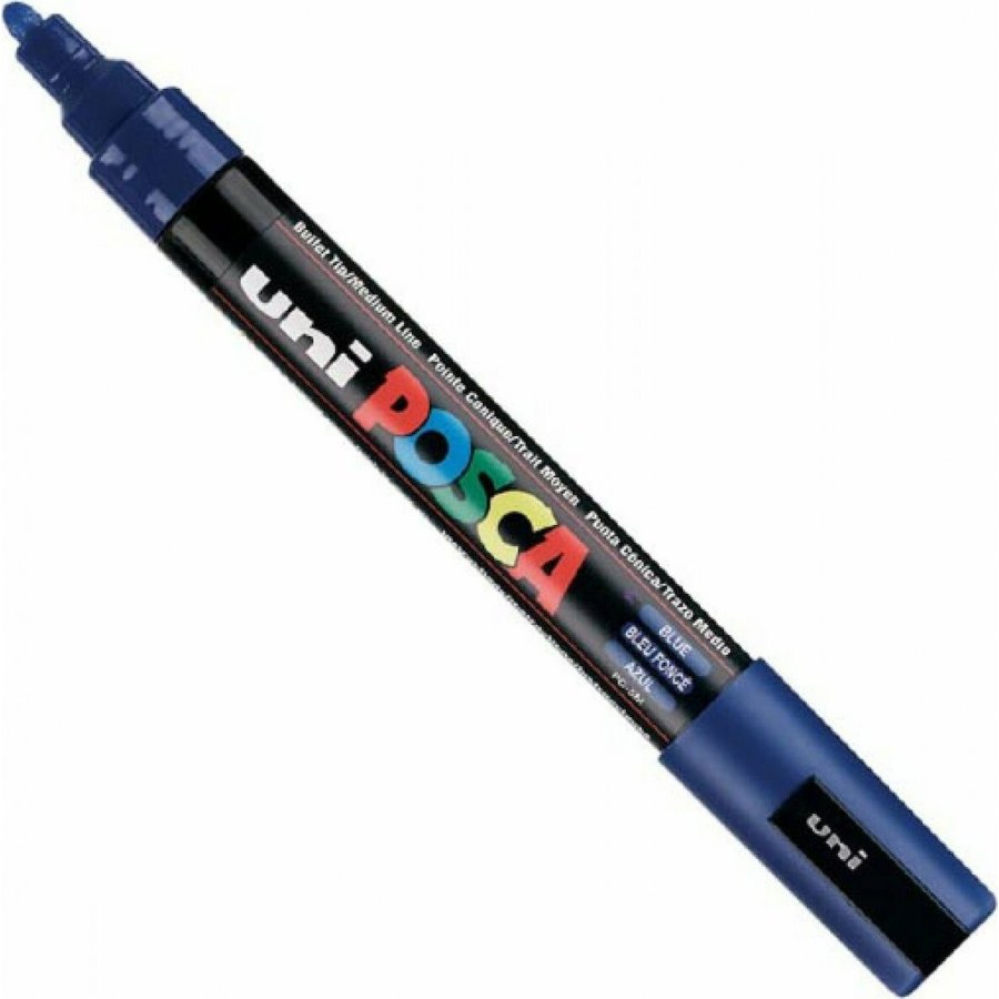 Uni-Ball Posca Ανεξίτηλος Μαρκαδόρος 1.8-2.5mm Μπλε (PC5M) Uni-Ball Posca Ανεξίτηλος Μαρκαδόρος 1.8-2.5mm Μπλε (PC5M)