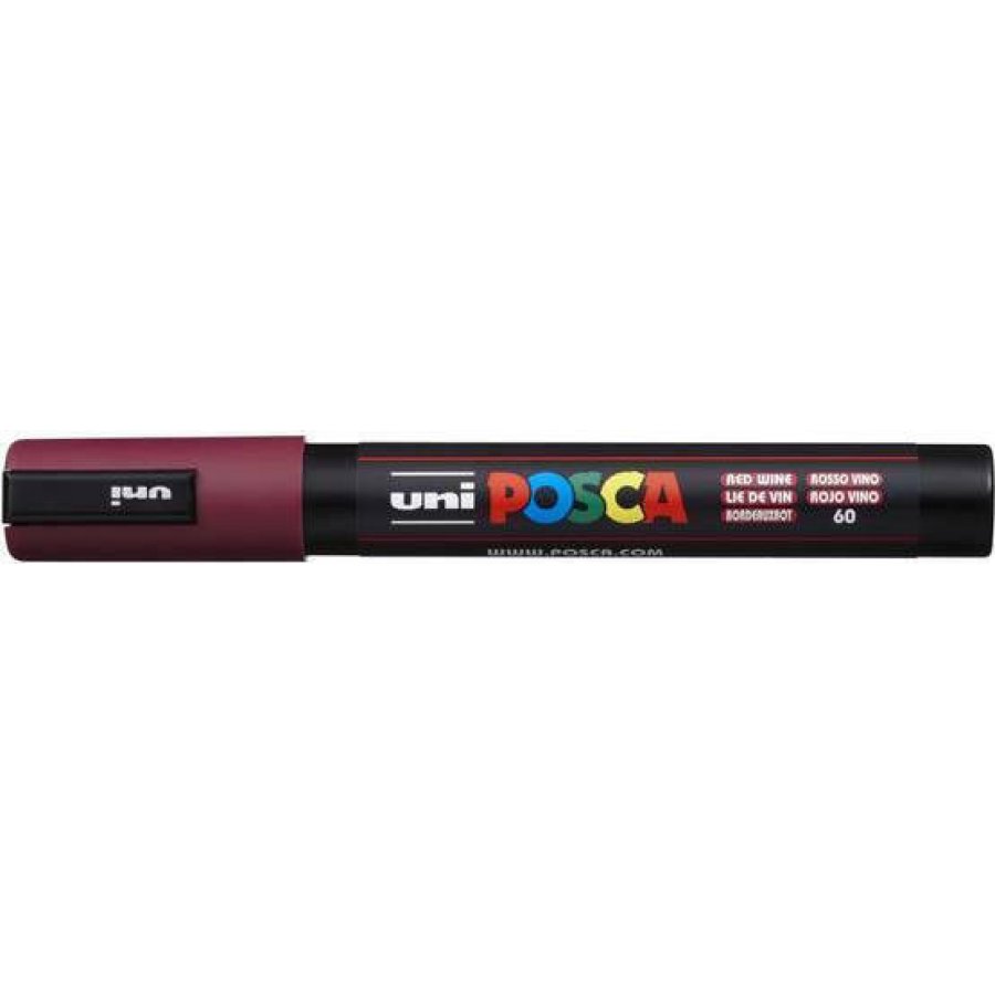 Uni-Ball Posca Ανεξίτηλος Μαρκαδόρος 1.8-2.5mm Μπορντώ (PC5M) Uni-Ball Posca Ανεξίτηλος Μαρκαδόρος 1.8-2.5mm Μπορντώ (PC5M)