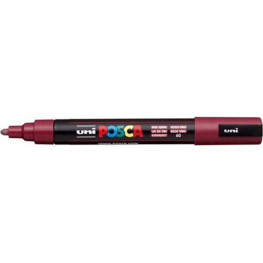 Uni-Ball Posca Ανεξίτηλος Μαρκαδόρος 1.8-2.5mm Μπορντώ (PC5M) Uni-Ball Posca Ανεξίτηλος Μαρκαδόρος 1.8-2.5mm Μπορντώ (PC5M)