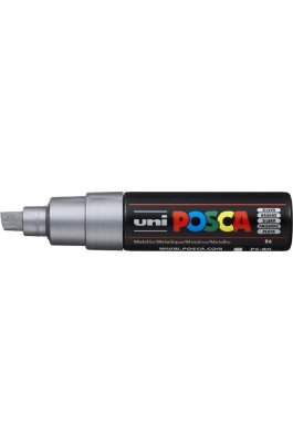 Uni-Ball Posca Ανεξίτηλος Μαρκαδόρος 8mm Ασημί (PC8K) Uni-Ball Posca Ανεξίτηλος Μαρκαδόρος 8mm Ασημί (PC8K)