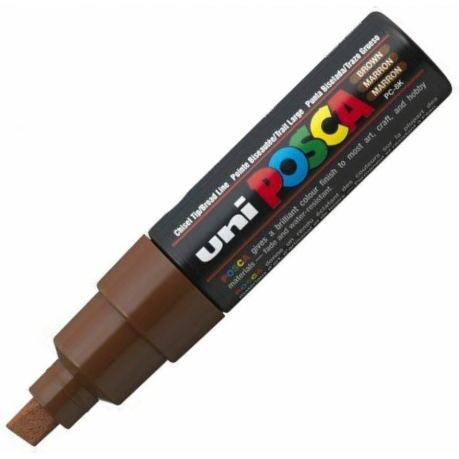 Uni-Ball Posca Ανεξίτηλος Μαρκαδόρος 8mm Καφέ (PC8K) Uni-Ball Posca Ανεξίτηλος Μαρκαδόρος 8mm Καφέ (PC8K)