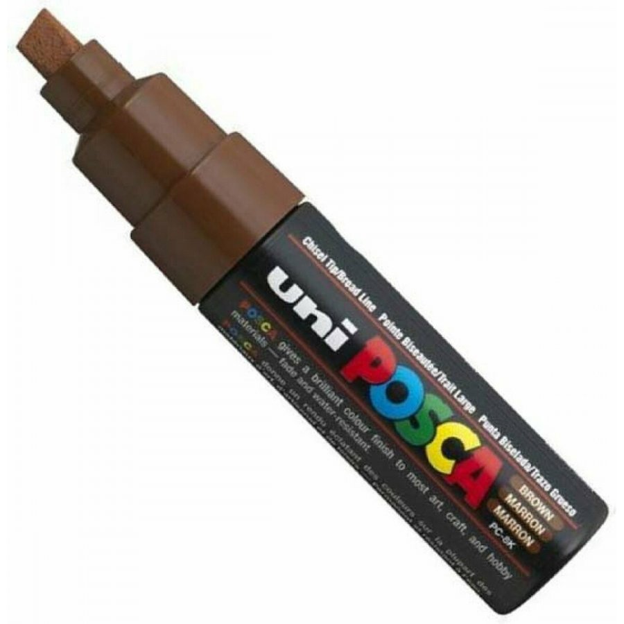 Uni-Ball Posca Ανεξίτηλος Μαρκαδόρος 8mm Καφέ (PC8K) Uni-Ball Posca Ανεξίτηλος Μαρκαδόρος 8mm Καφέ (PC8K)