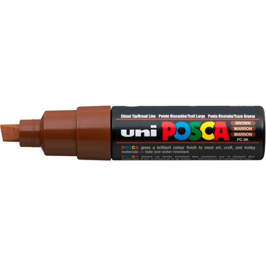 Uni-Ball Posca Ανεξίτηλος Μαρκαδόρος 8mm Καφέ (PC8K) Uni-Ball Posca Ανεξίτηλος Μαρκαδόρος 8mm Καφέ (PC8K)