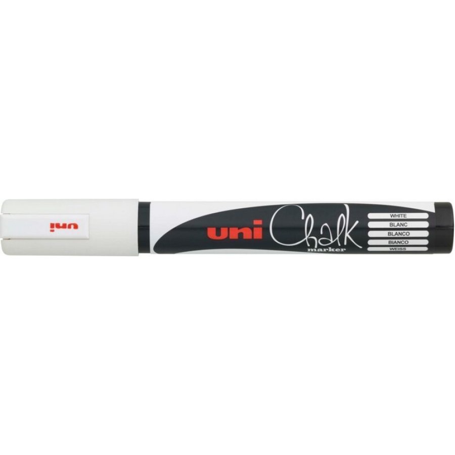 Uni-Ball Chalk Marker Μαρκαδόρος Υγρής Κιμωλίας Λευκό 1.8-2.5mm (PWE5M) Uni-Ball Chalk Marker Μαρκαδόρος Υγρής Κιμωλίας Λευκό 1.8-2.5mm (PWE5M)