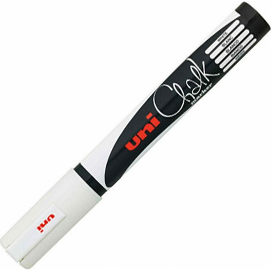 Uni-Ball Chalk Marker Μαρκαδόρος Υγρής Κιμωλίας Λευκό 1.8-2.5mm (PWE5M) Uni-Ball Chalk Marker Μαρκαδόρος Υγρής Κιμωλίας Λευκό 1.8-2.5mm (PWE5M)