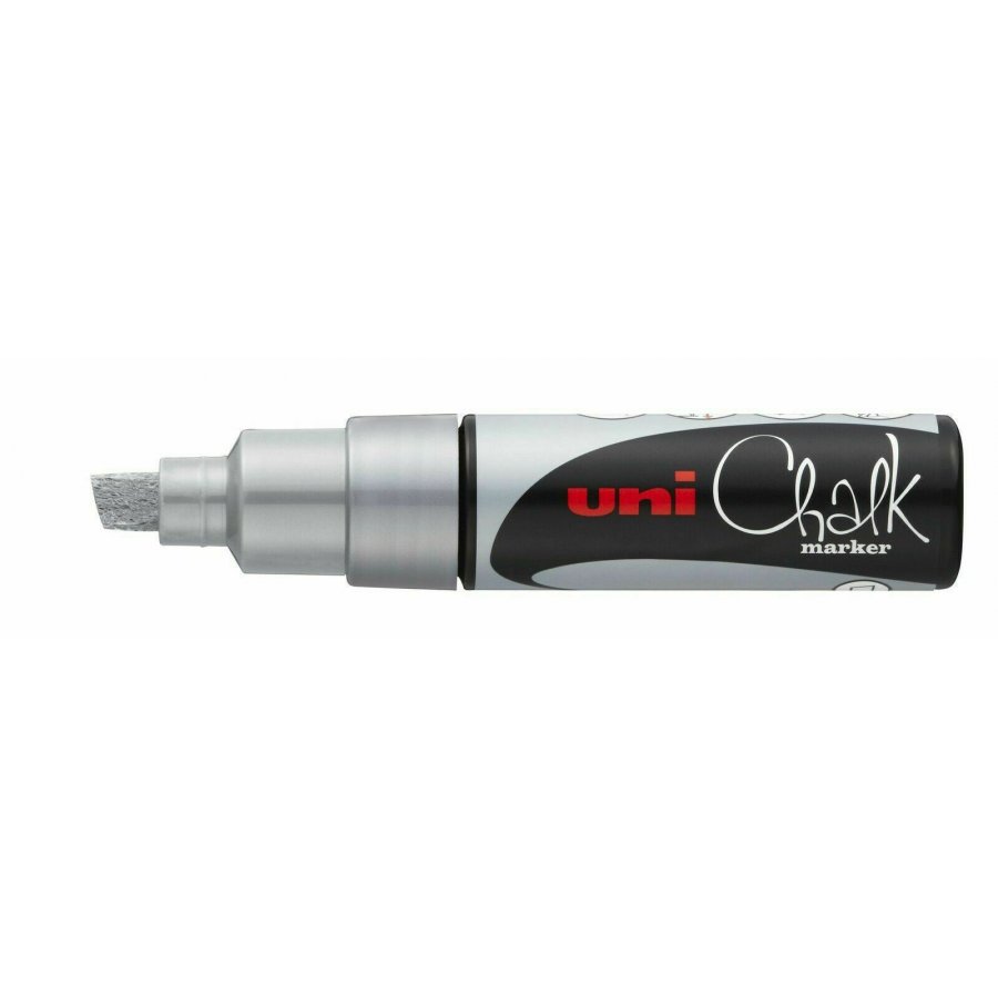 Uni-Ball Chalk Marker Μαρκαδόρος Υγρής Κιμωλίας Ασημί 8.0mm (PWE8K) Uni-Ball Chalk Marker Μαρκαδόρος Υγρής Κιμωλίας Ασημί 8.0mm (PWE8K)