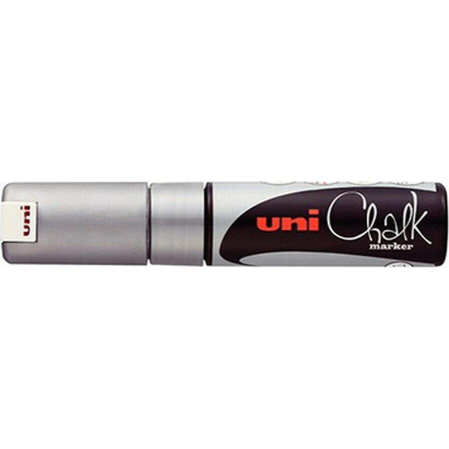 Uni-Ball Chalk Marker Μαρκαδόρος Υγρής Κιμωλίας Ασημί 8.0mm (PWE8K) Uni-Ball Chalk Marker Μαρκαδόρος Υγρής Κιμωλίας Ασημί 8.0mm (PWE8K)