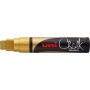 Uni-Ball Chalk Marker Μαρκαδόρος Υγρής Κιμωλίας Χρυσό 8.0mm (PWE8K) Uni-Ball Chalk Marker Μαρκαδόρος Υγρής Κιμωλίας Χρυσό 8.0mm (PWE8K)