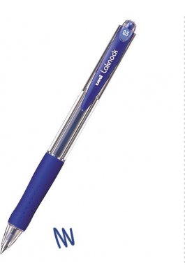 Uni-Ball Στυλό Ballpoint 0.5mm με Μπλε Mελάνι Laknock SN-100