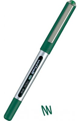 Uni-Ball Στυλό Rollerball 0.5mm με Πράσινο Mελάνι Eye Micro (UB-150)