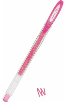 Uni-Ball Στυλό Gel 1.0mm με Ροζ Mελάνι Signo (UM120SP)