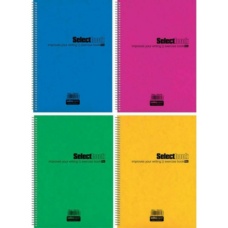 Salko Σημειωματάριο Σπιράλ Selectbook 2 Θεμάτων 60 Φύλλων Α5 Ριγέ (2343) Salko Σημειωματάριο Σπιράλ Selectbook 2 Θεμάτων 60 Φύλλων Α5 Ριγέ (2343)