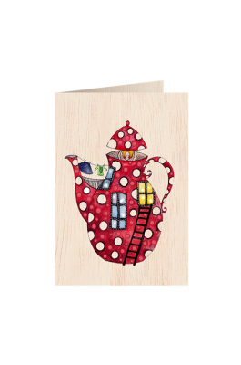 Cozywood Ξύλινη Ευχετήρια Κάρτα: Τσαγιέρα (ATV038) Cozywood Ξύλινη Ευχετήρια Κάρτα: Τσαγιέρα (ATV038)