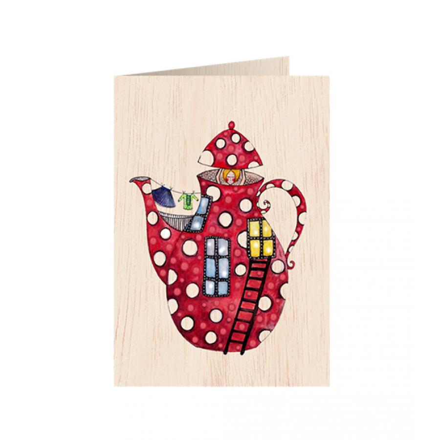 Cozywood Ξύλινη Ευχετήρια Κάρτα: Τσαγιέρα (ATV038) Cozywood Ξύλινη Ευχετήρια Κάρτα: Τσαγιέρα (ATV038)
