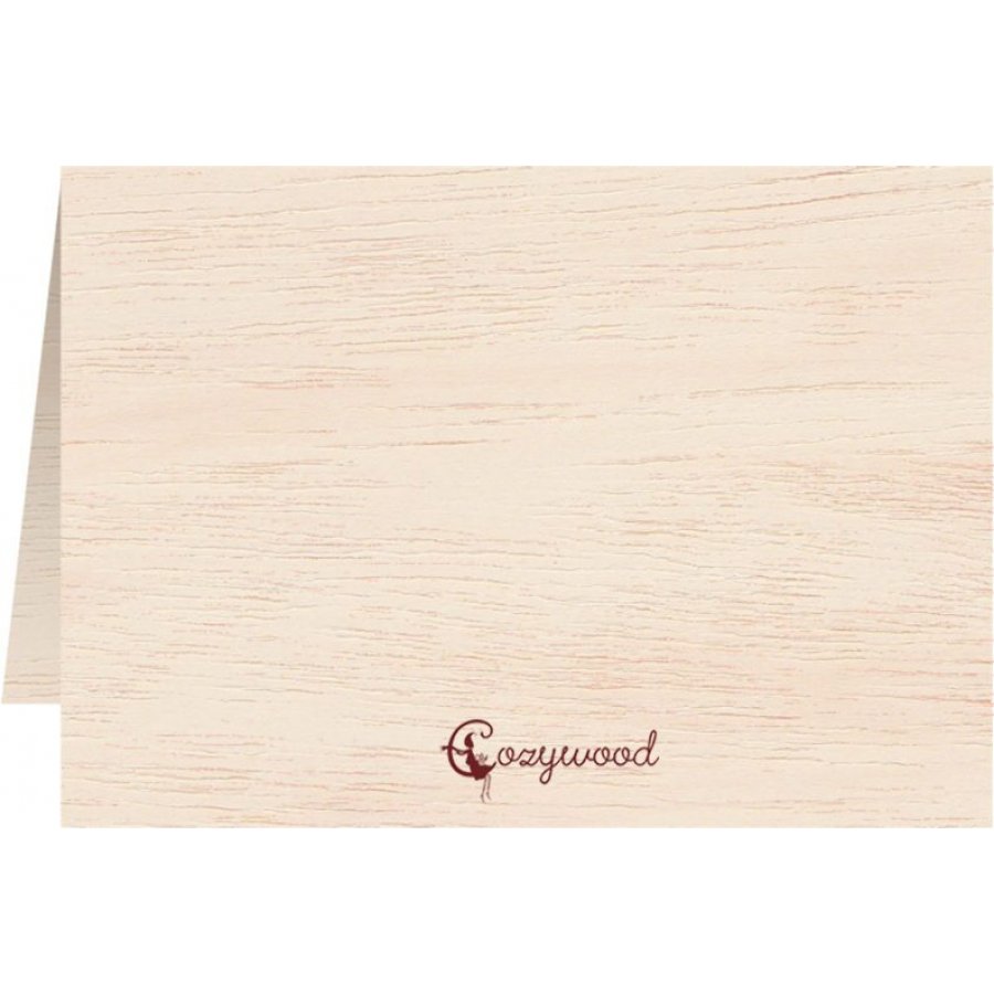 Cozywood Ξύλινη Ευχετήρια Κάρτα: Ζευγάρι Ποδήλατο (ATV068) Cozywood Ξύλινη Ευχετήρια Κάρτα: Ζευγάρι Ποδήλατο (ATV068)