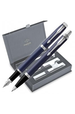 Parker I.M Σετ Στυλό Ballpoint με Πένα από Ατσάλι Core Blue σε Θήκη (σε Χάρτινη Κασετίνα) Parker I.M Σετ Στυλό Ballpoint με Πένα από Ατσάλι Core Blue σε Θήκη (σε Χάρτινη Κασετίνα)