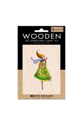 Cozywood Ξύλινη Ευχετήρια Κάρτα: Σπίτι (ATV075) Cozywood Ξύλινη Ευχετήρια Κάρτα: Σπίτι (ATV075)