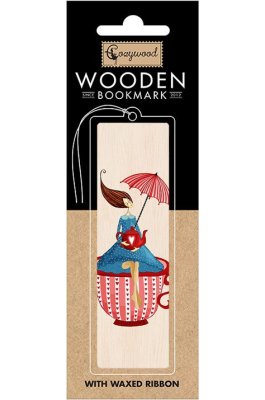Cozywood Ξύλινος Σελιδοδείκτης: Φλιτζάνι (BKN144)